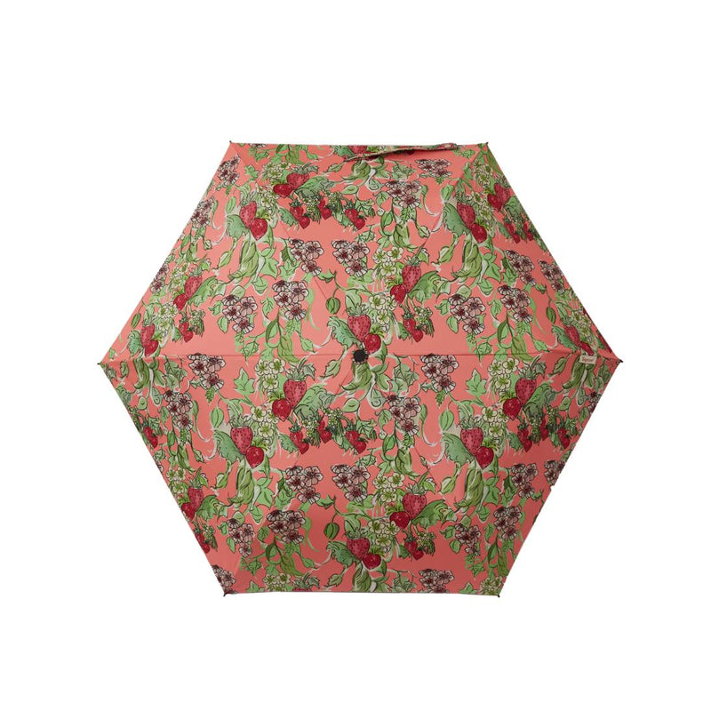 Wild Strawberry - Automatic Folding Umbrella