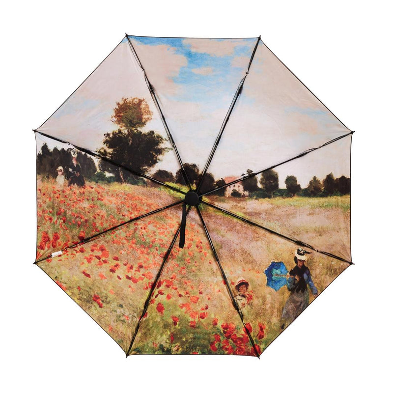 Claude Monet Poppy Field - Automatic Reverse Umbrella