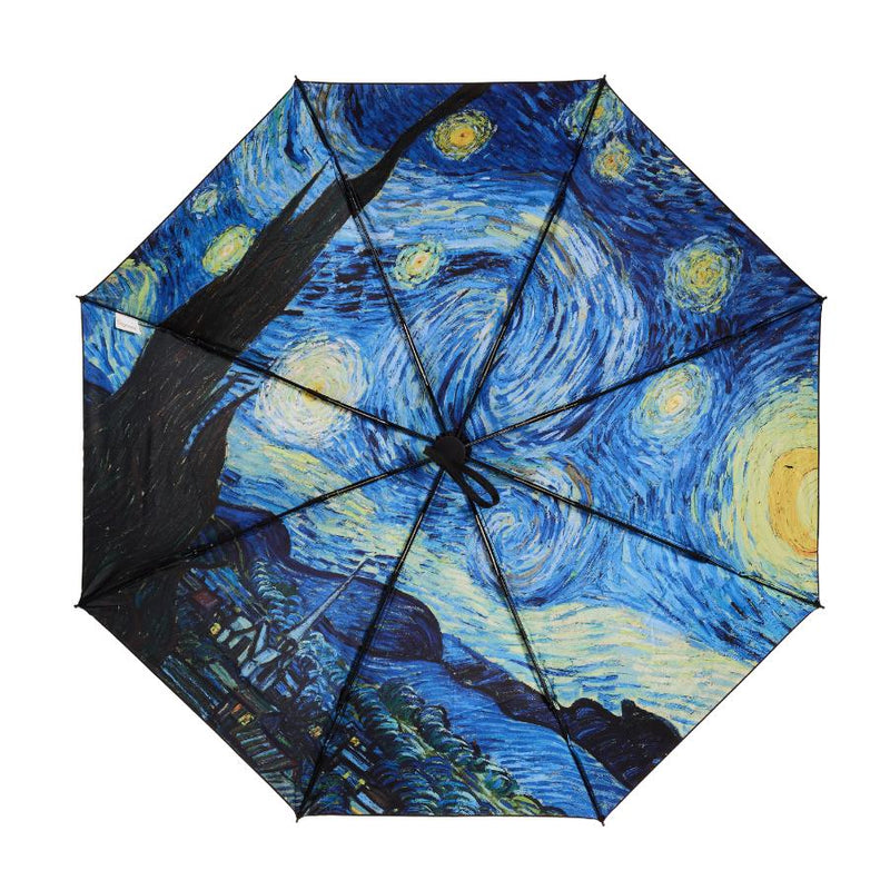 Van Gogh Starry Night - Automatic Reverse Umbrella