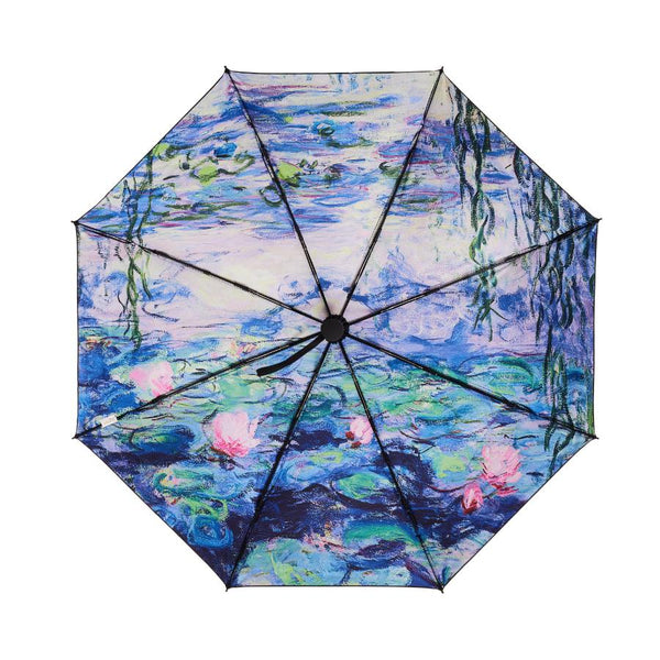 Claude Monet Waterlily - Automatic Reverse Umbrella