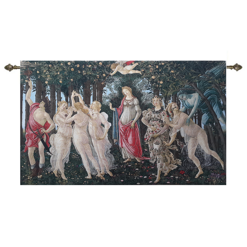 S Botticelli Primavera - Wall Hanging 138cm x 120cm (120 rod)