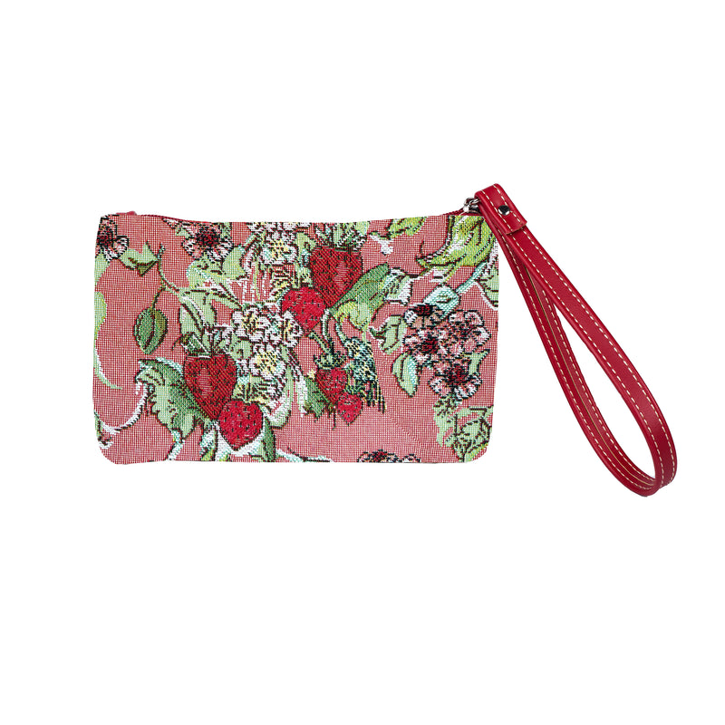 Wild Strawberry by Claire Louise Designs - Wristlet