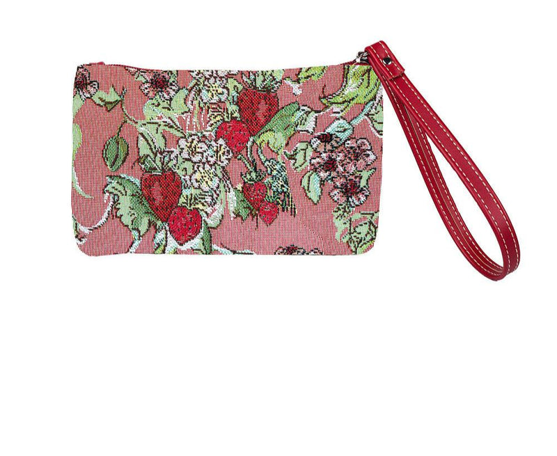 Wild Strawberry by Claire Louise Designs - Wristlet