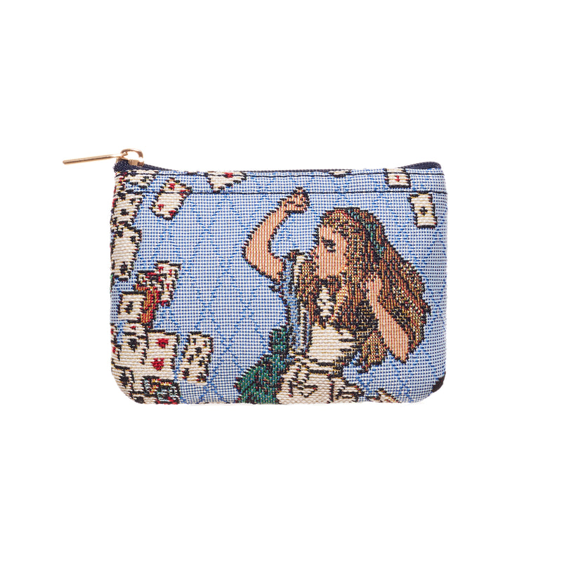 Alice in Wonderland Nothing but Cards - Zip Coin Purse