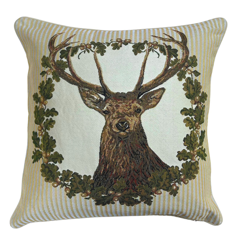 Stag Beige - Panelled Cushion Cover