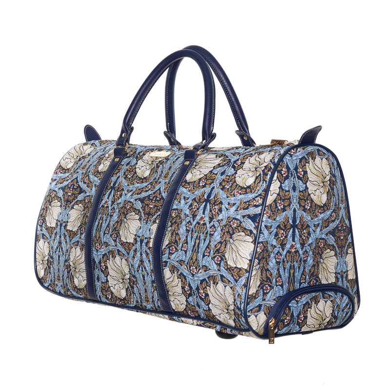 William Morris Pimpernel and Thyme Blue - Pull Holdall
