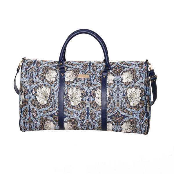 William Morris Pimpernel and Thyme Blue - Big Holdall Bag