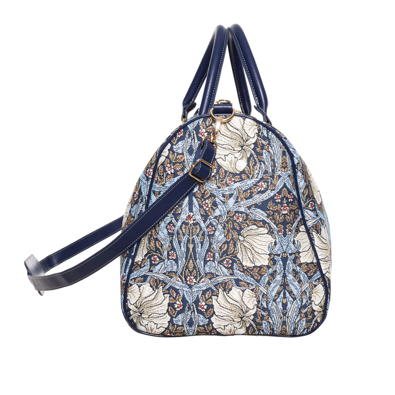 William Morris Pimpernel and Thyme Blue - Big Holdall Bag
