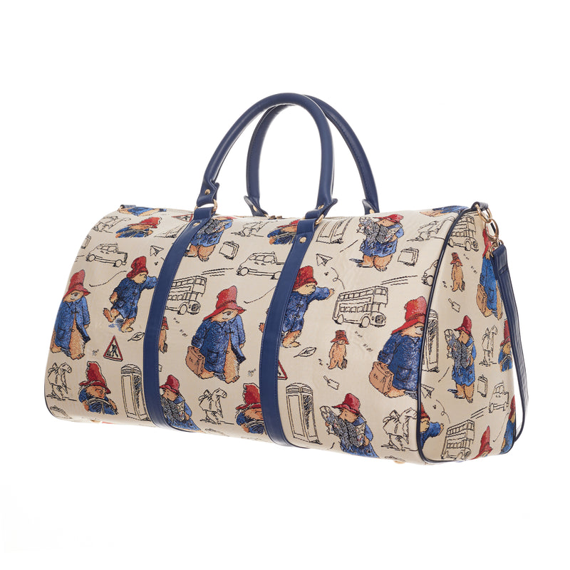 Paddington Bear Tapestry Big Holdall Travel Bag Signaretapestry