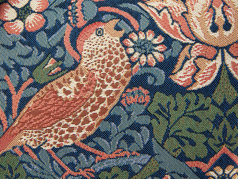 William Morris Strawberry Thief Blue - Big Holdall Bag Art | Signare Tapestry