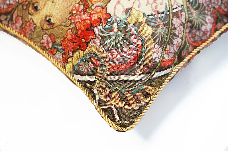 Alphonse Mucha Day Dream - Cushion Cover Trim  |Signare Tapestry
