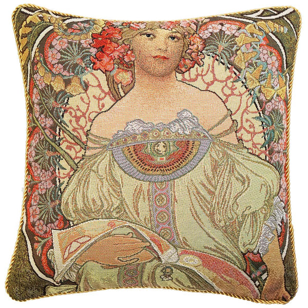 Alphonse Mucha Day Dream - Cushion Cover |Signare Tapestry