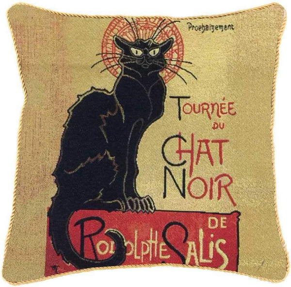 Steinlen Le Chat Noir Paris - Cushion Cover Art 45cm*45cm