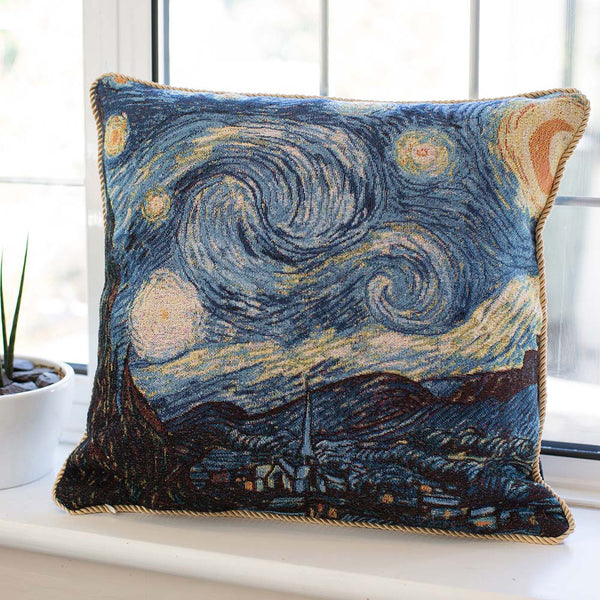 Van Gogh Starry Night - Cushion Cover Art 45cm*45cm