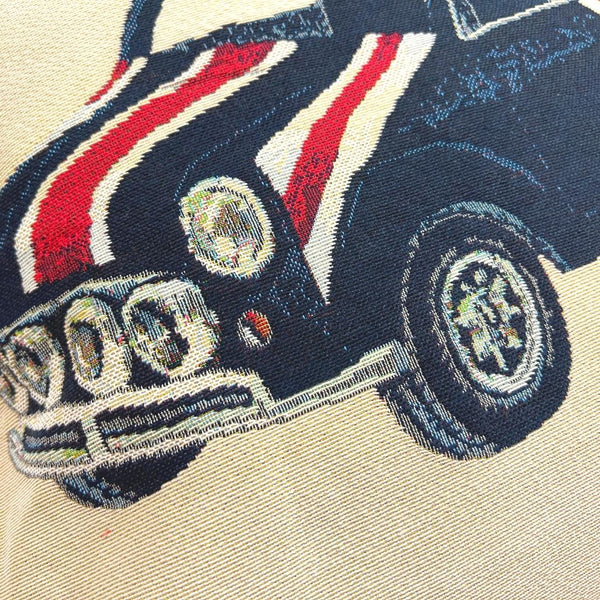 Union Jack Car - Panelled Cushion Cover 45cm*45cm