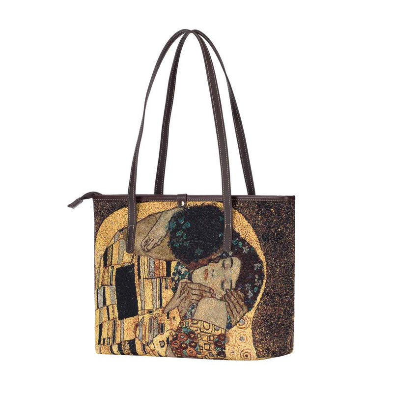Gustav Klimt Gold Kiss  - College Bag