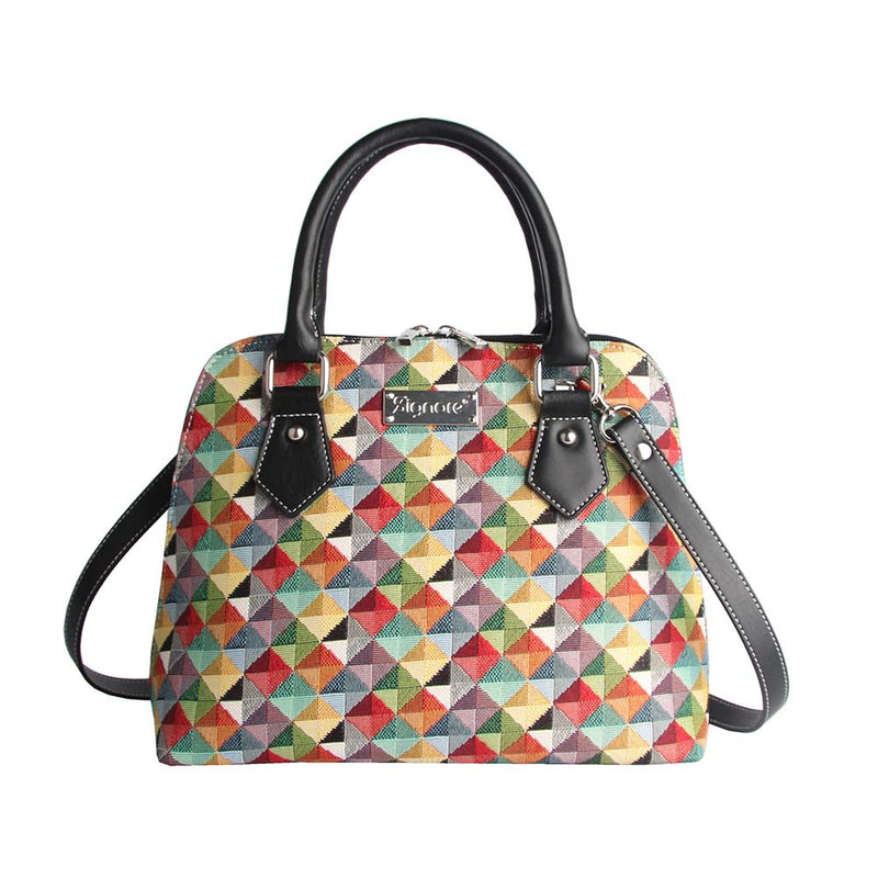 Multi Coloured Triangle - Convertible Bag