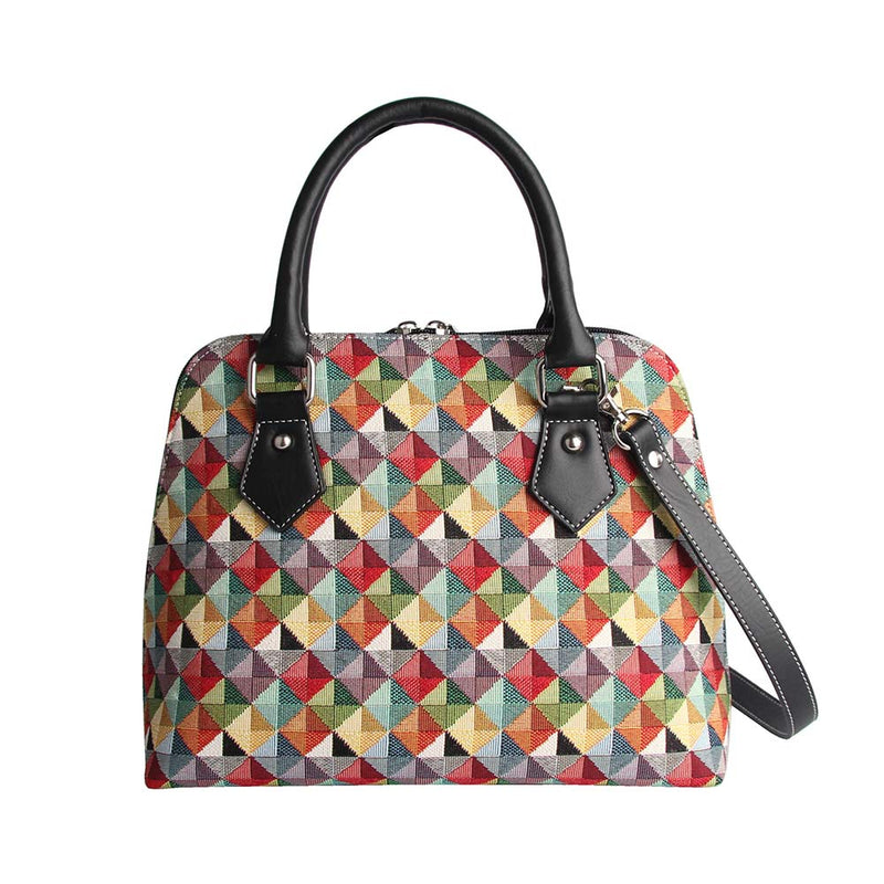 Multi Coloured Triangle - Convertible Bag