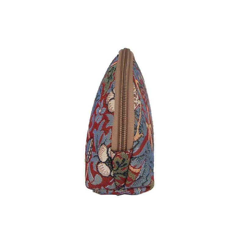 William Morris Strawberry Thief Red - Cosmetic Bag