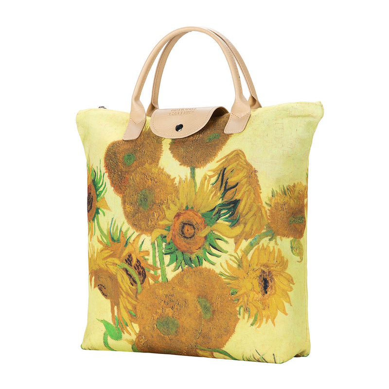 Van Gogh Sunflower - Art Foldaway Bag