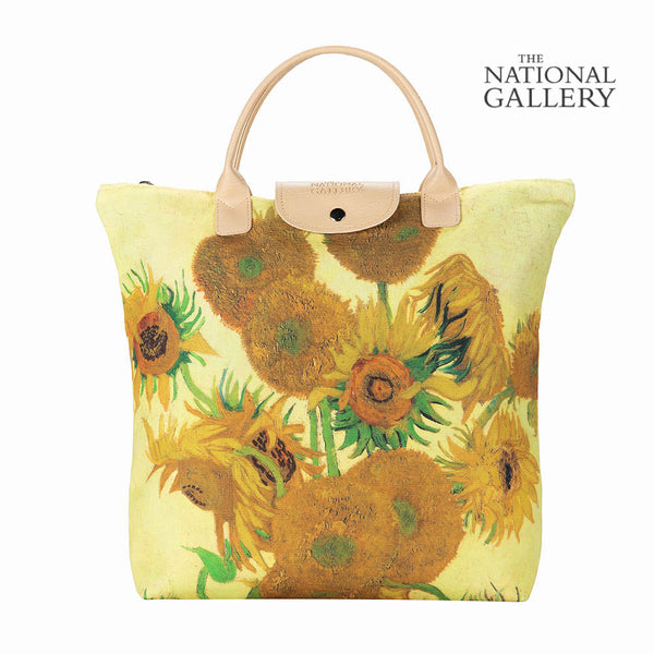 Van Gogh Sunflower - Art Foldaway Bag