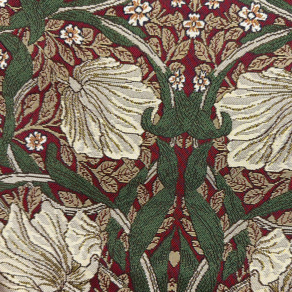 William Morris Pimpernel and Thyme Red - Flat Bag