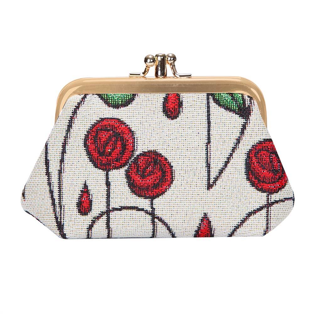 Mackintosh Rose Frame Purse | Signaretapestry.com – Signare Tapestry