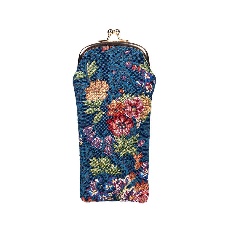 V&A Licensed Flower Meadow Blue - Glasses Pouch