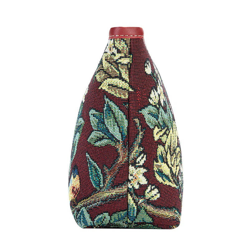 William Morris Tree of Life Red - Makeup Bag