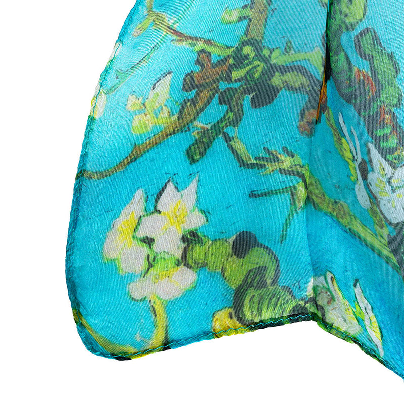 Van Gogh Almond Blossom - 100% Pure Silk Scarf