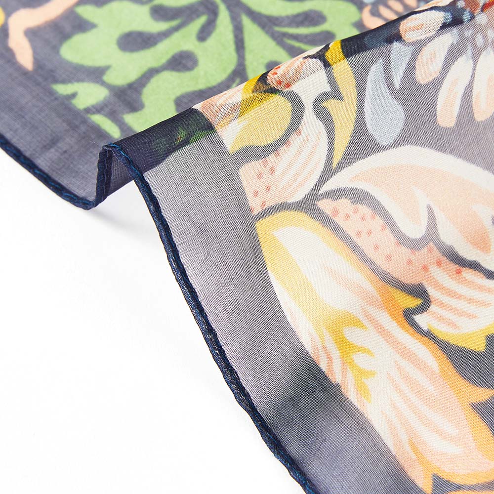 Sciarpa In Seta Vintage The Metropolitan Museum Of Art - Collezione William Morris - Nuova Con Etichette