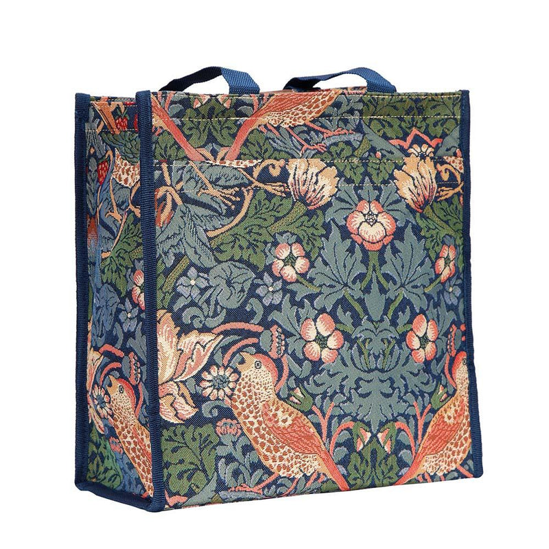 William Morris Strawberry Thief Blue - Shopper Bag