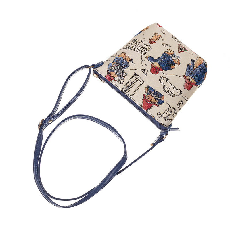 Signare Paddington Bear Union Jack Tapestry - Borsa a tracolla regolabile, Blu/rosso/bianco, One Size Signare Paddington Bear Union Jack Tapestry - Borsa a tracolla regolabile, Blu/rosso/bianco, One Size