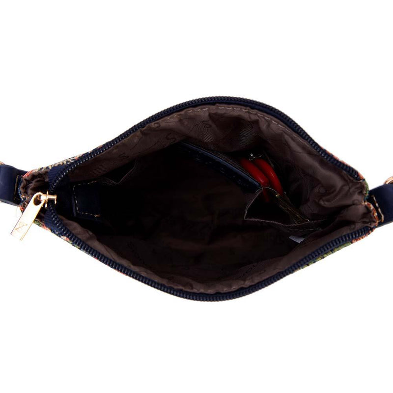 William Morris Strawberry Thief Blue - Sling Bag