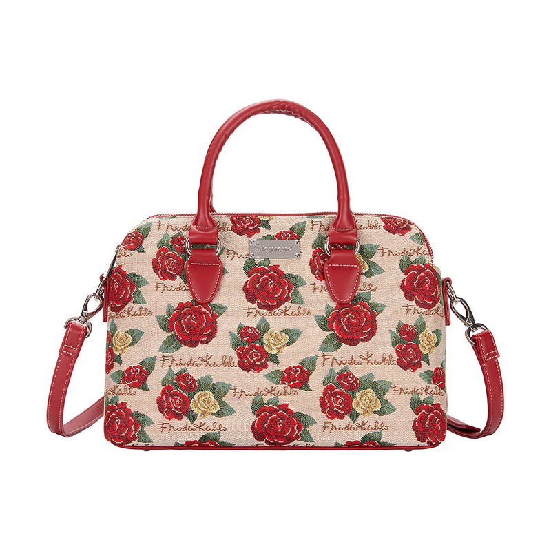 Frida Kahlo Rose - Triple Compartment Bag