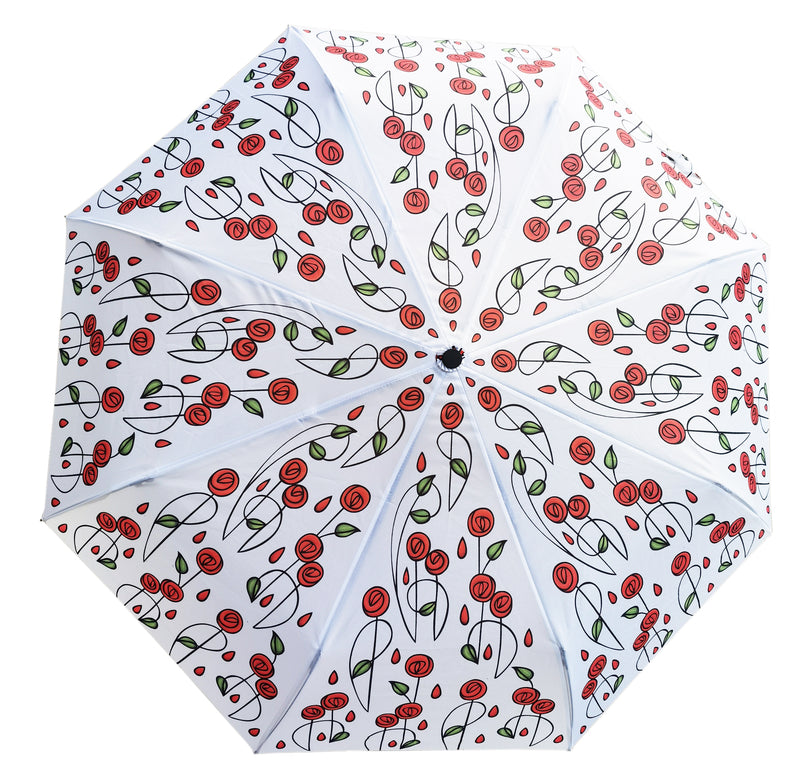 Mackintosh Simple Rose - Art Folding Umbrella