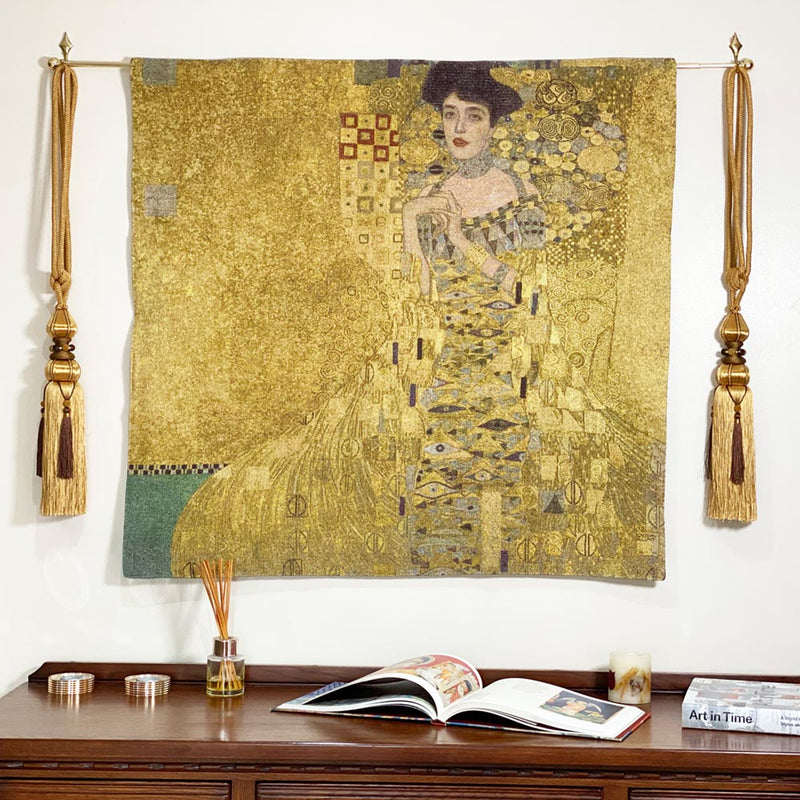 Gustav Klimt Woman in Gold - Wall Hanging 100cm x 100cm (70 rod)