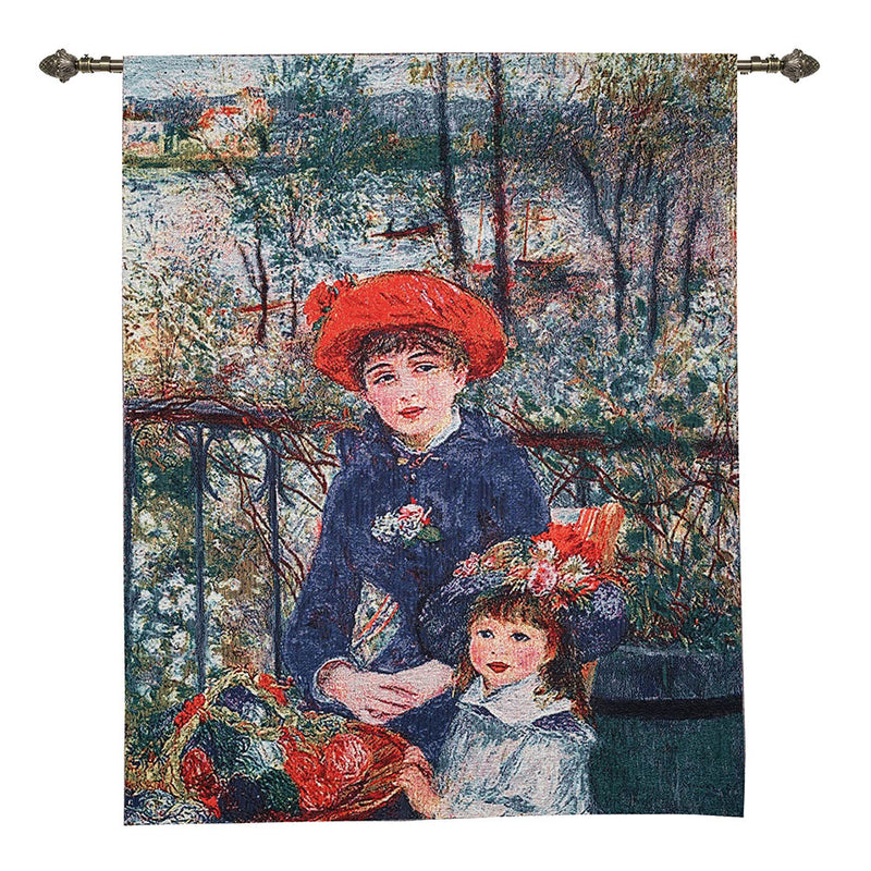 P A Renoir Two Sisters - Wall Hanging 68cm x 88cm (70 rod)