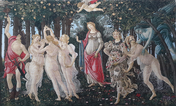 S Botticelli Primavera - Wall Hanging 138cm x 120cm (120 rod)