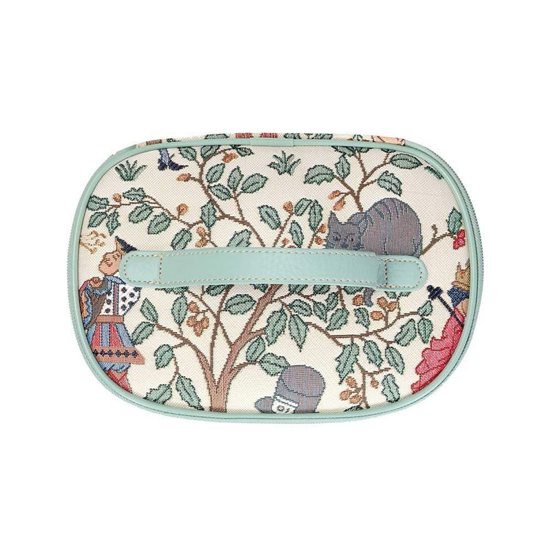 Alice in Wonderland - Toiletry Bag Top View | Signare Tapestry