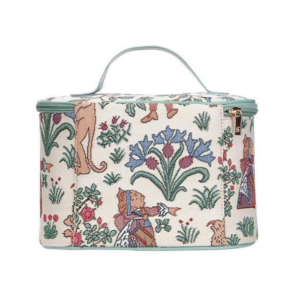 Alice in Wonderland - Toiletry Bag Rear View | Signare Tapestry